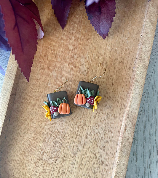 Fall Book Dangles- Made To Order