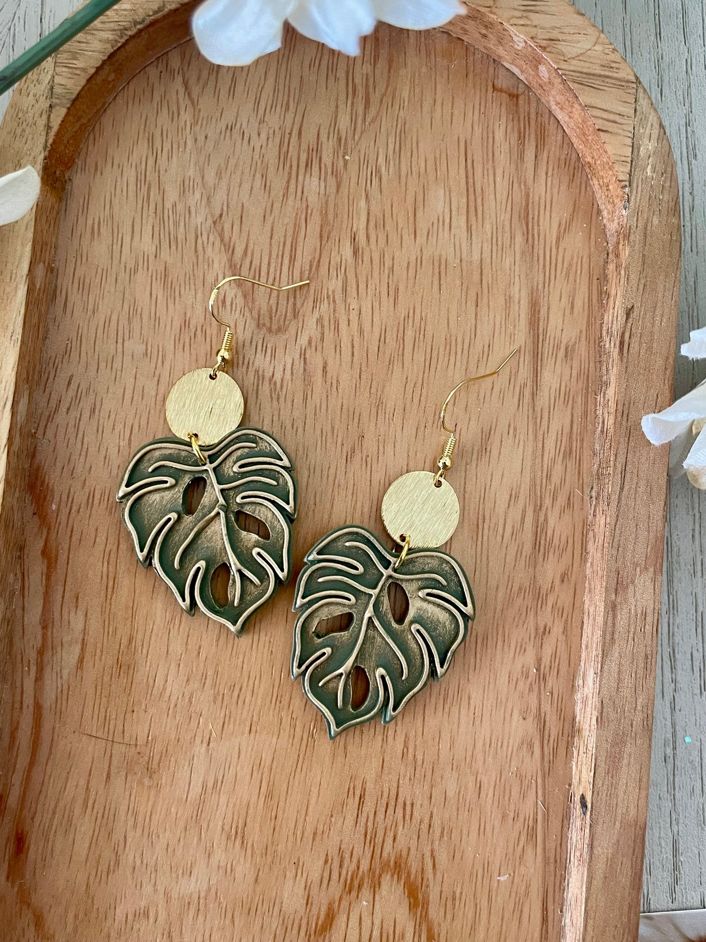 Monstera Leaf Dangles