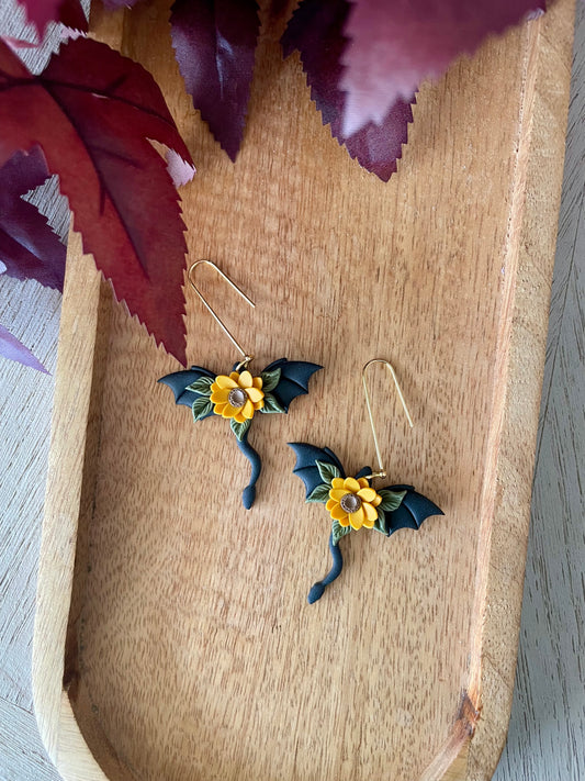 Sunflower Dragons- Made To Order