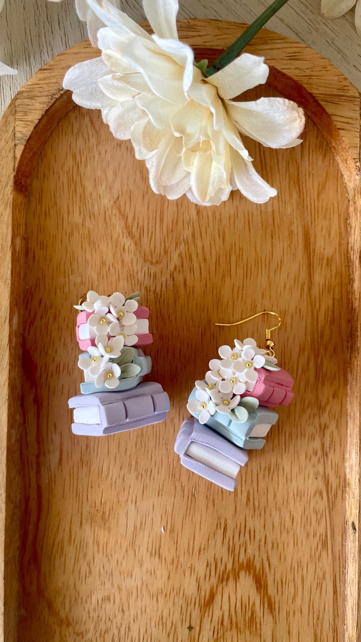 Spring Book Stacks- MADE TO ORDER