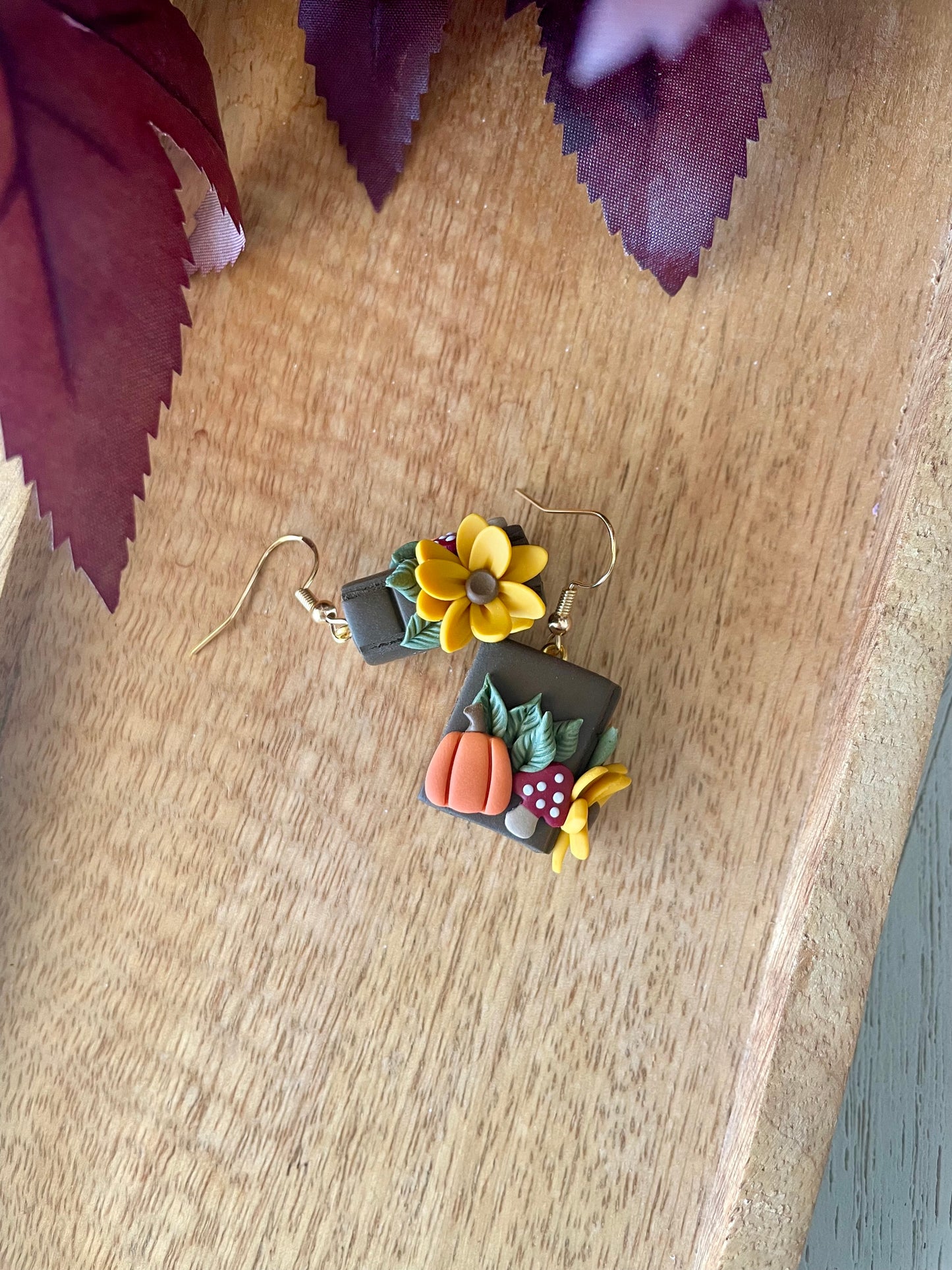 Fall Book Dangles- Made To Order
