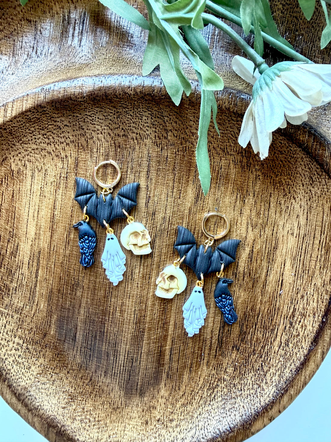 Spooky Charm Bats