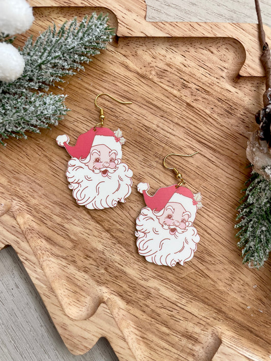 Acrylic Vintage Santa’s