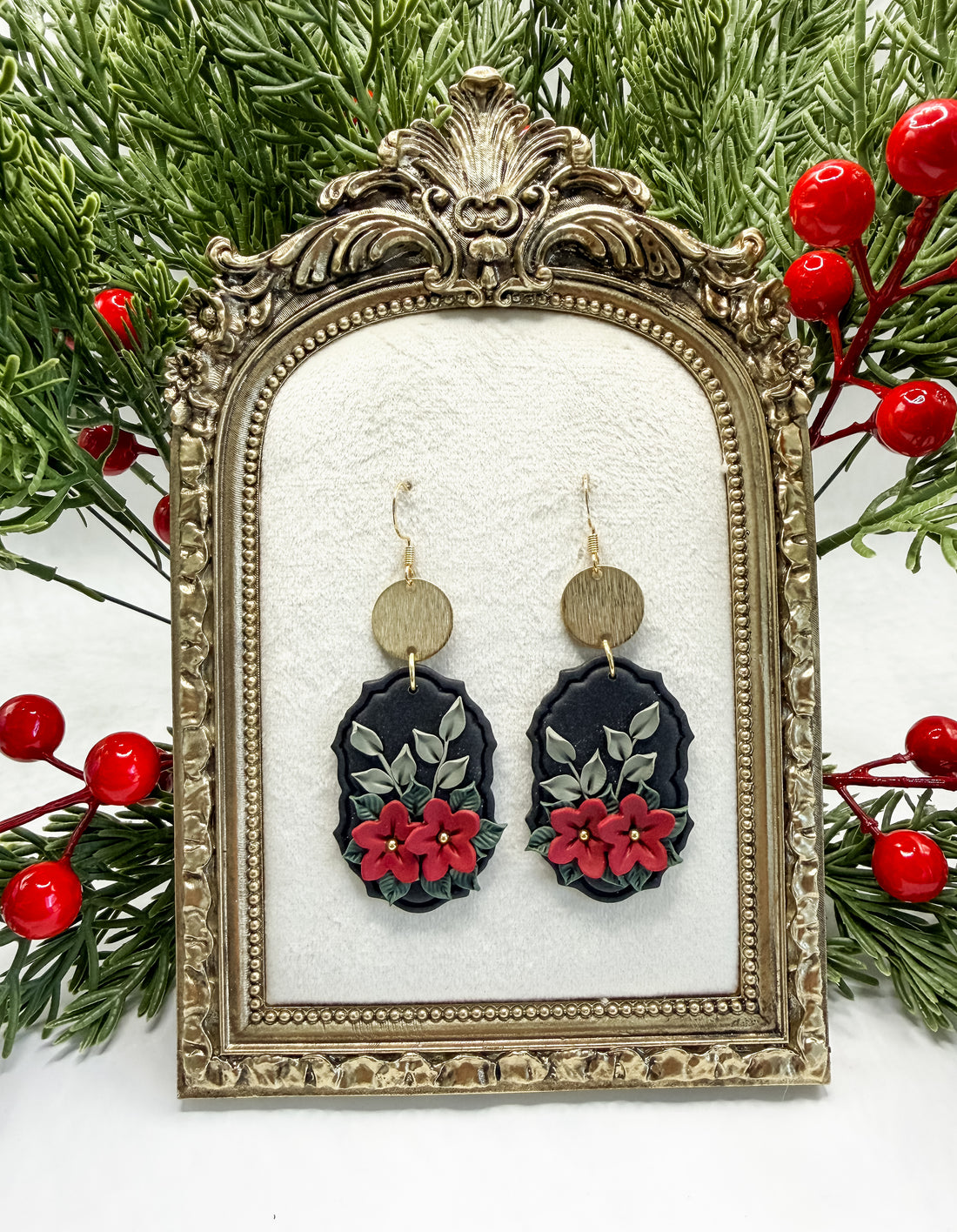 Poinsettia Dangles