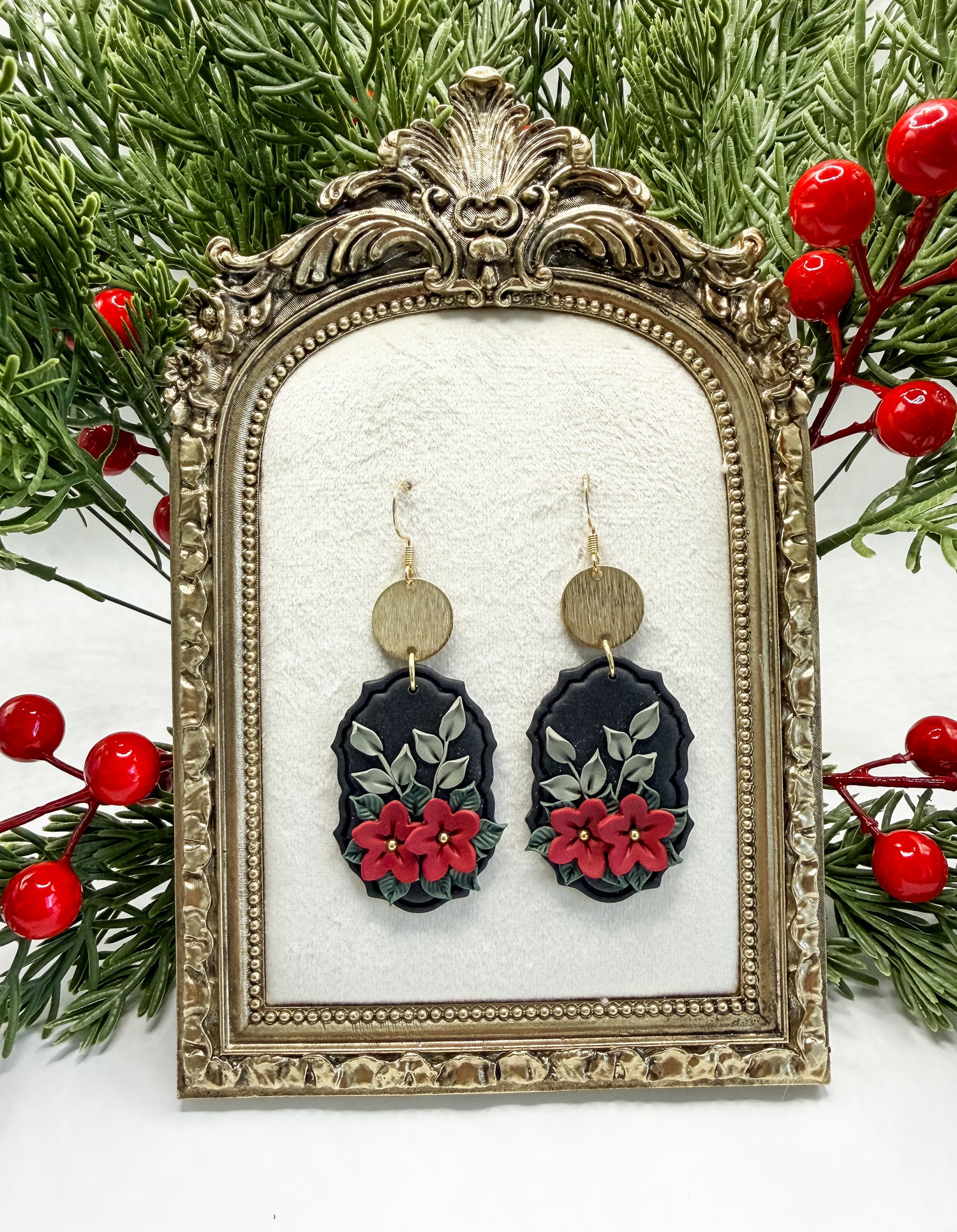 Poinsettia Dangles