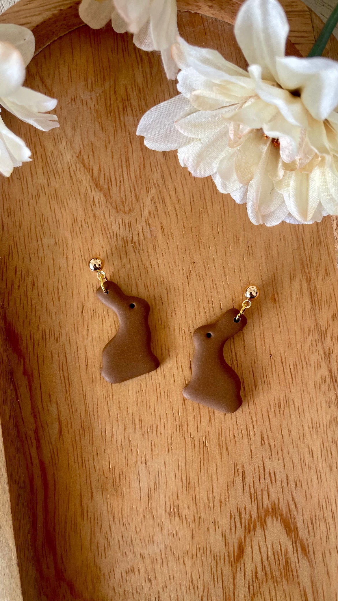 Chocolate Bunny Dangles