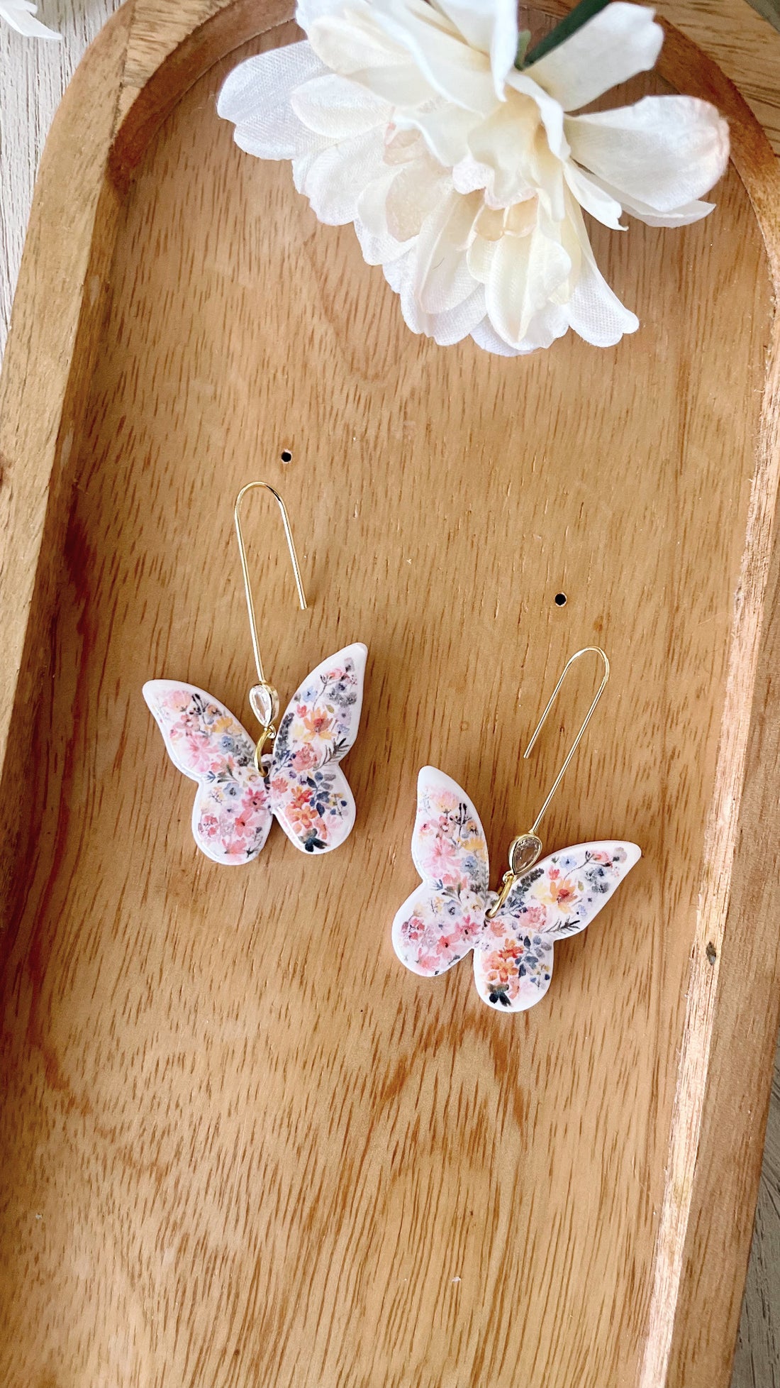 Wildflower Butterfly Dangles