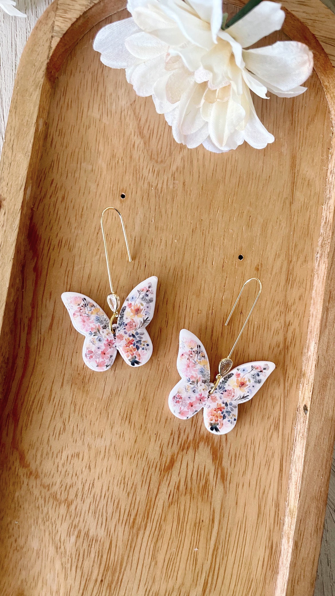 Wildflower Butterfly Dangles
