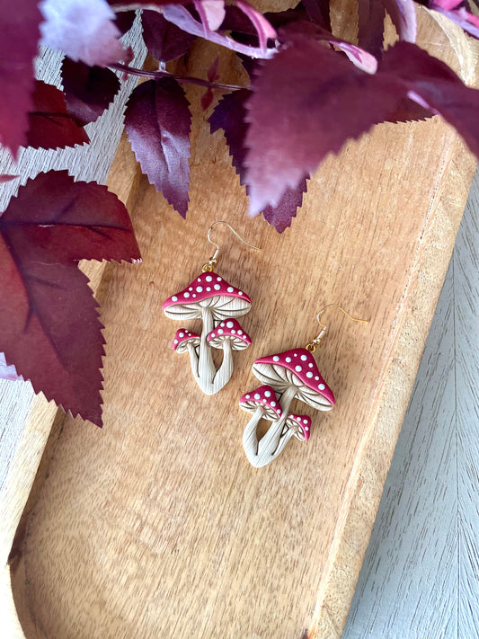 Mushroom Dangles- Made To Order