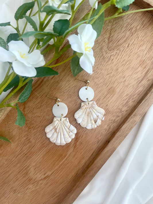 Natural Shell Dangles