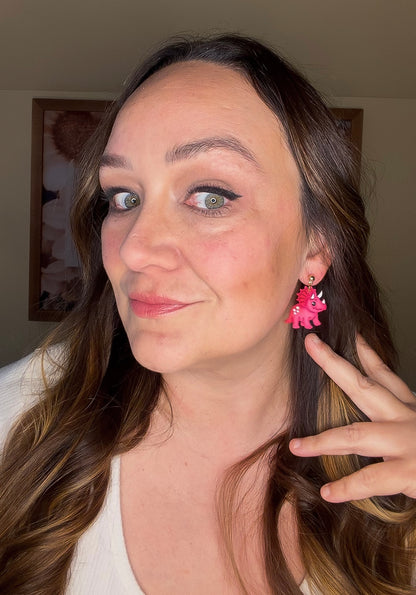 Triceratops Dangles- MADE TO ORDER