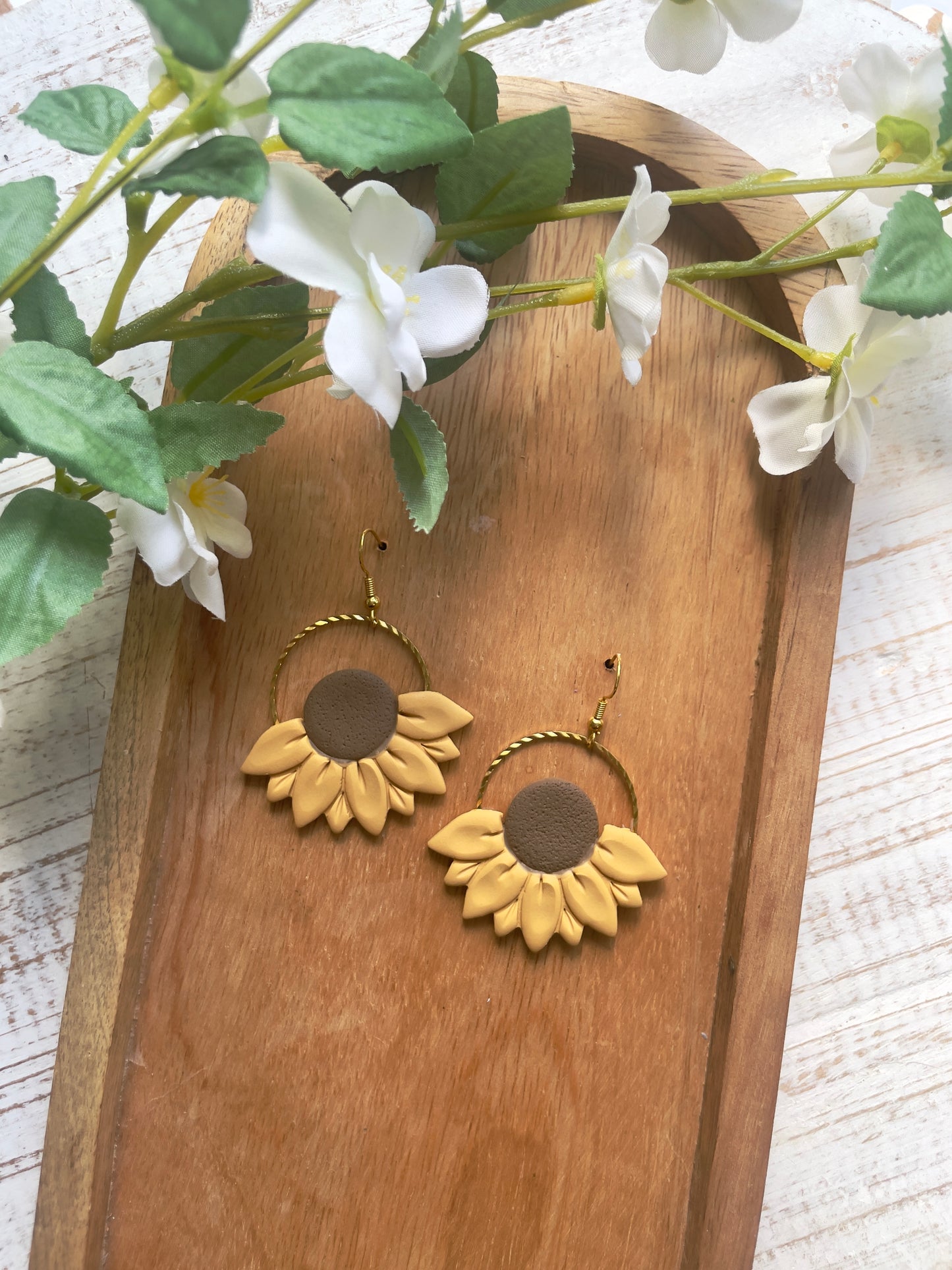 Half Sunflower Dangles