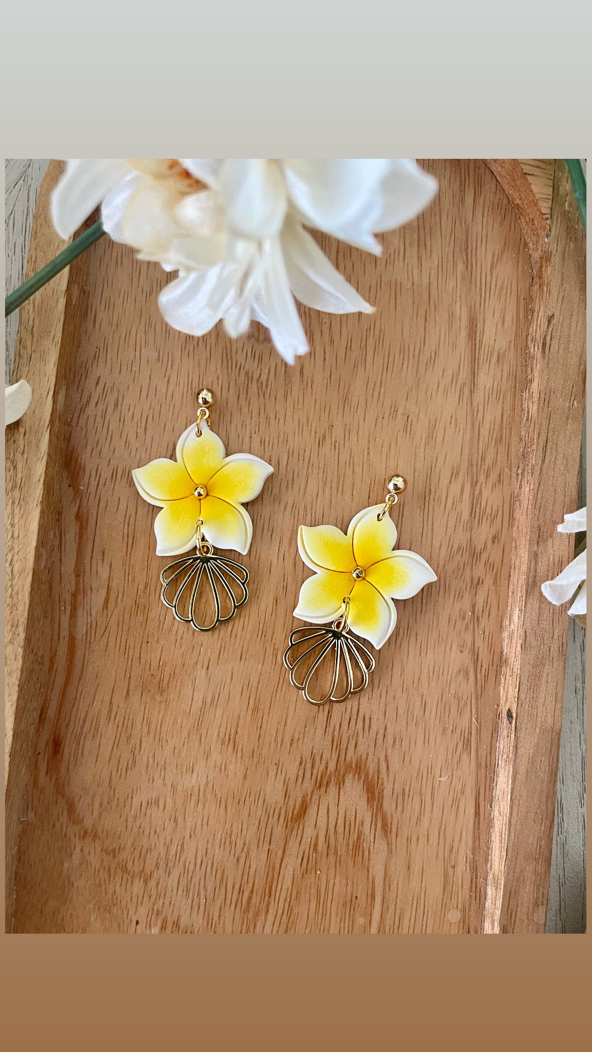 Plumeria Dangles