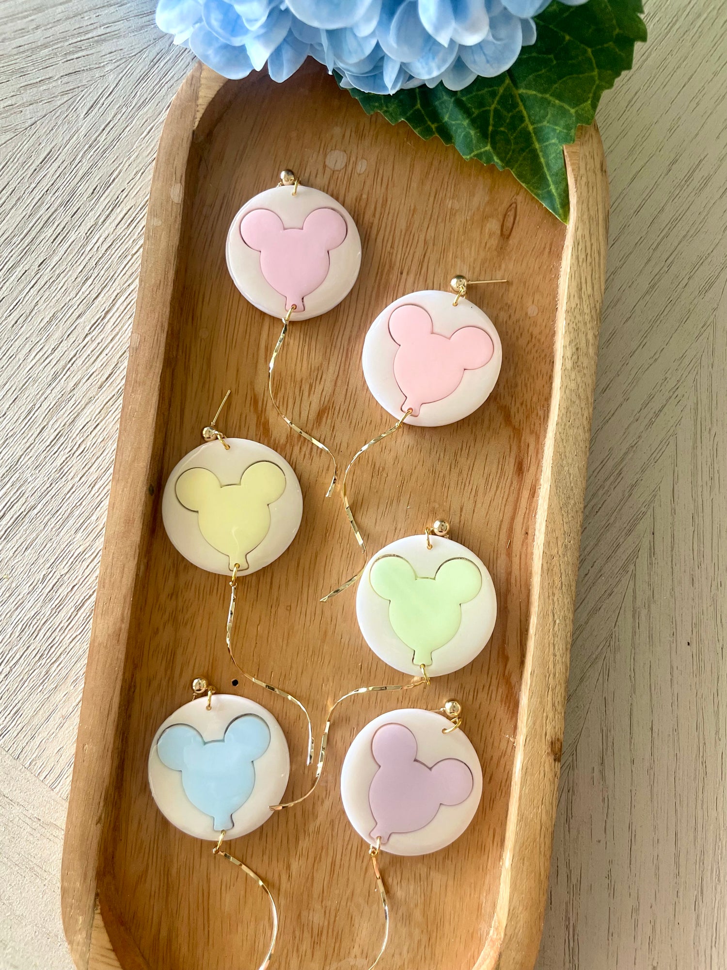 Colorful Mouse Balloon Dangles