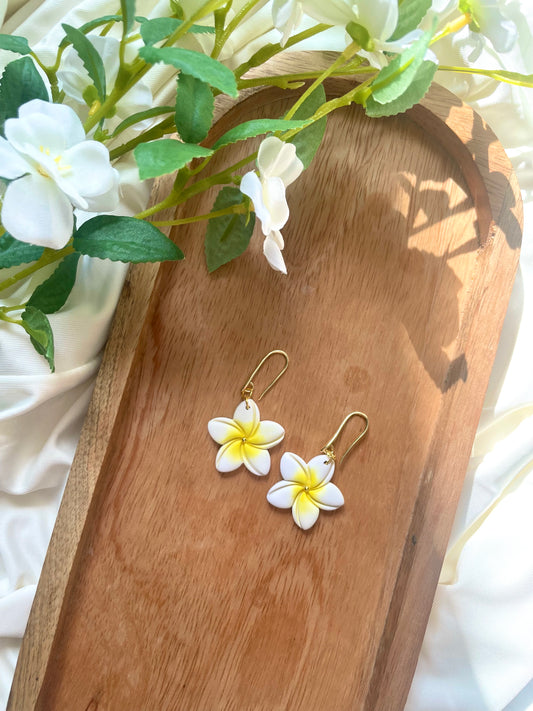 Small Classic Plumeria Dangles