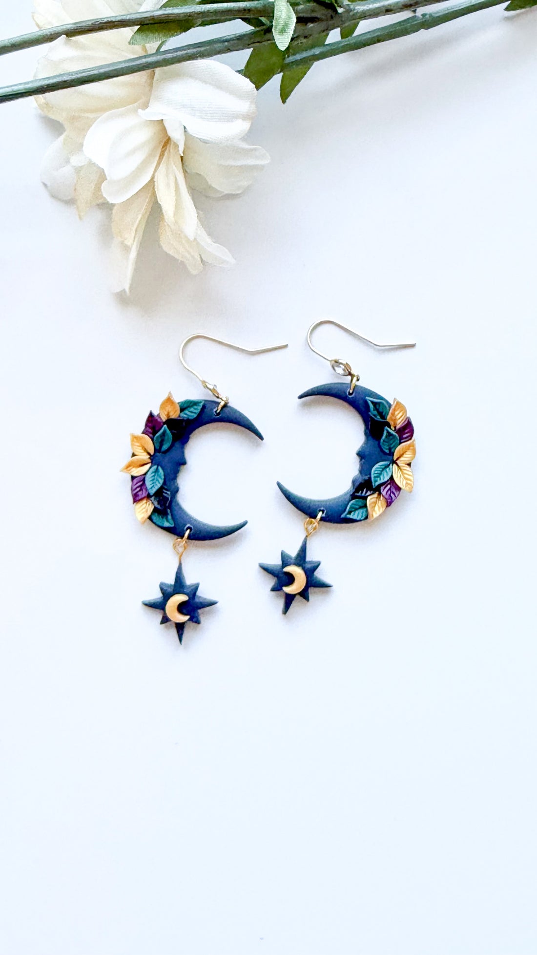 Crescent Moon Dangles