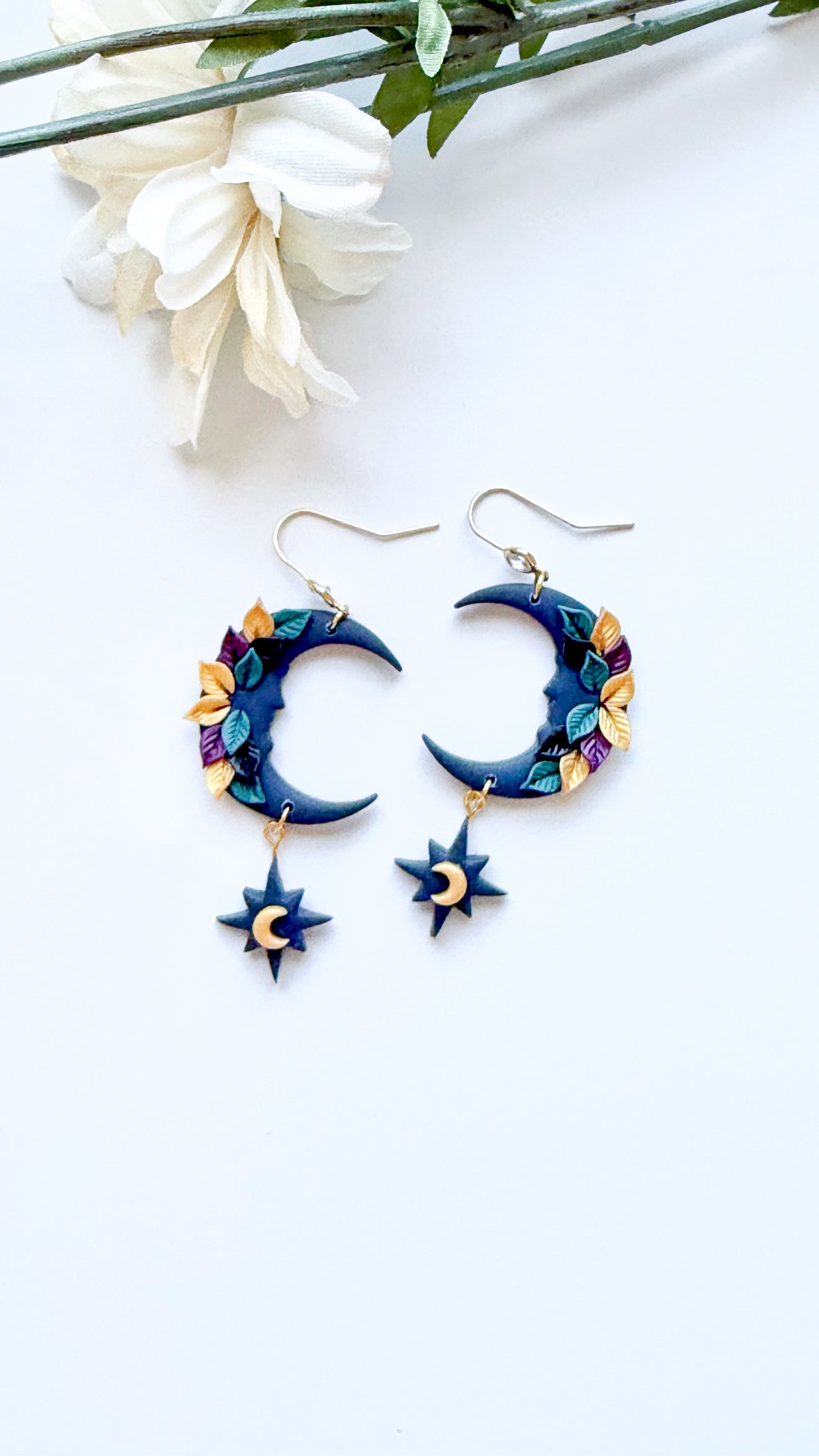 Crescent Moon Dangles