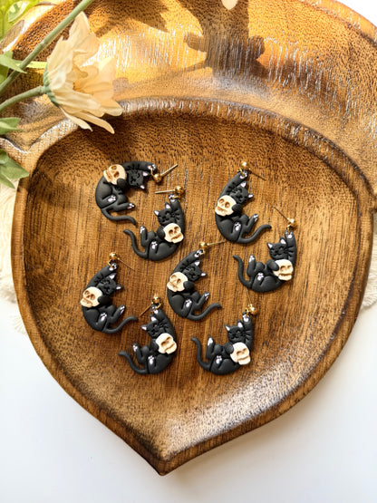 Black Cat Dangles