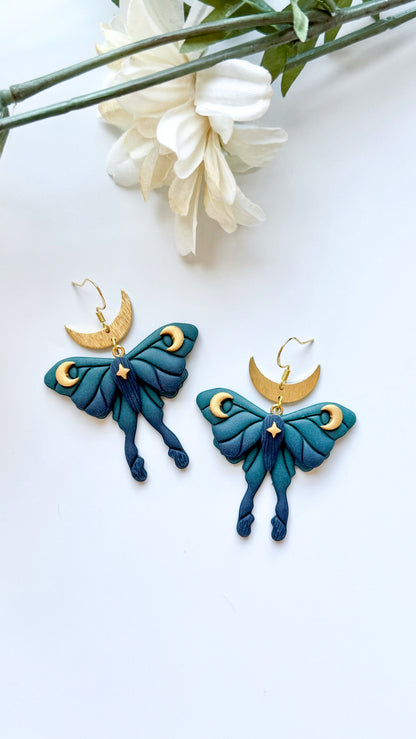 Luna Moth Dangles