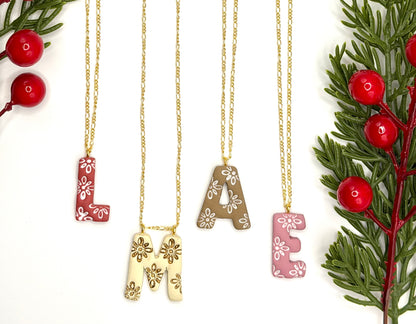 Initial Necklaces