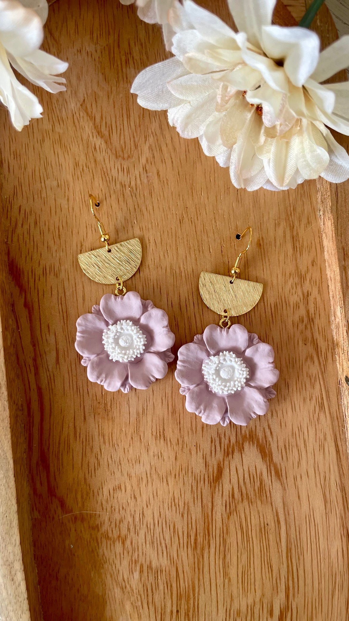 Spring Poppy Dangles