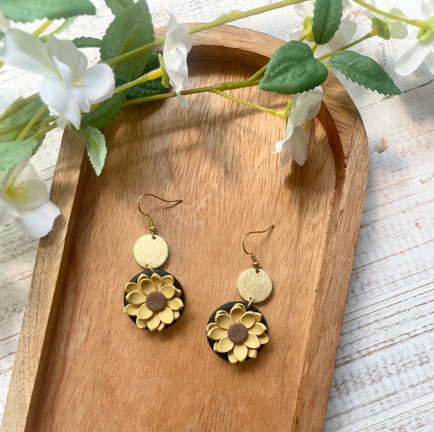 3D Sunflower Dangles