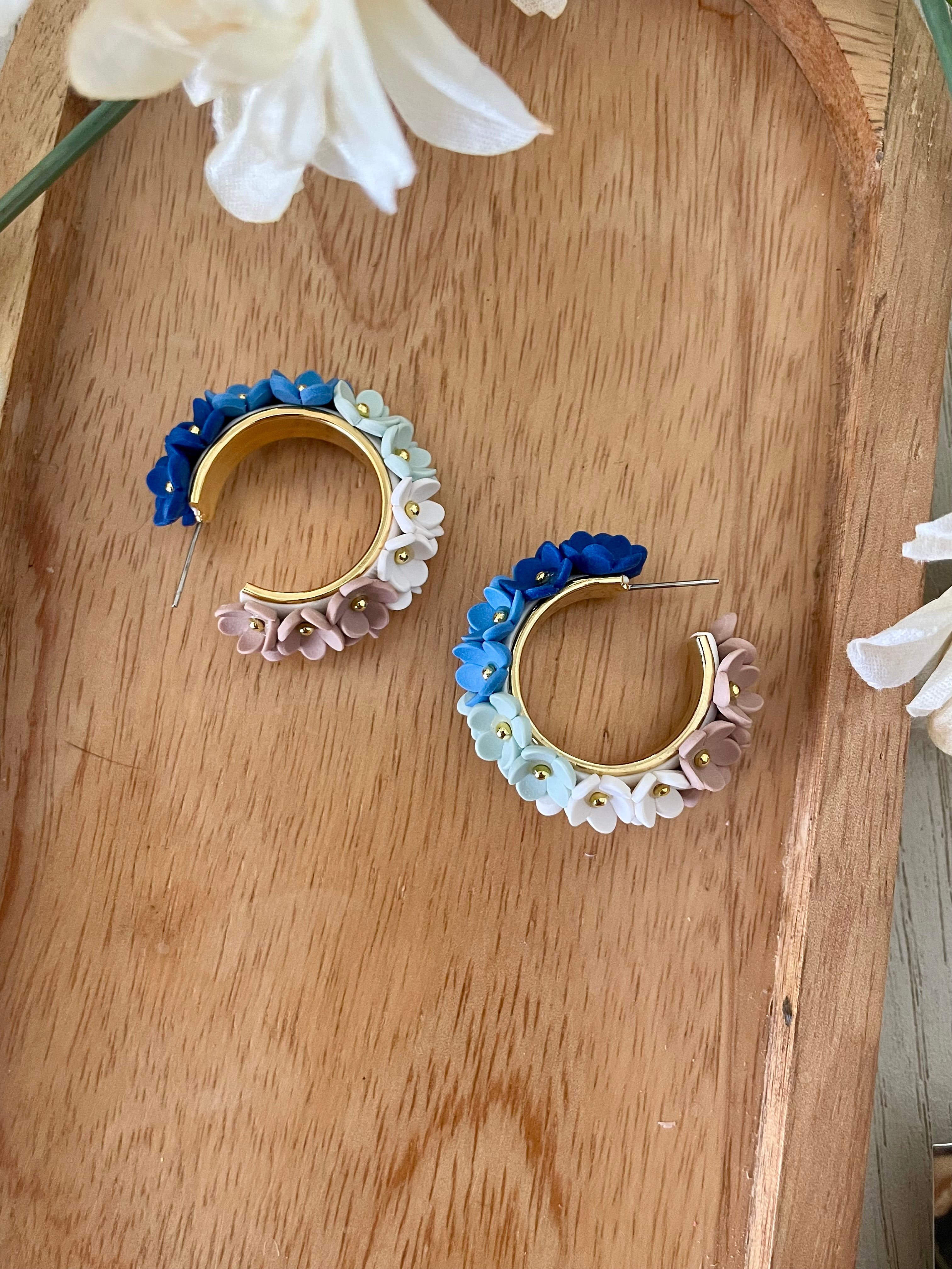 Ocean Inspired Hoops-PREORDER