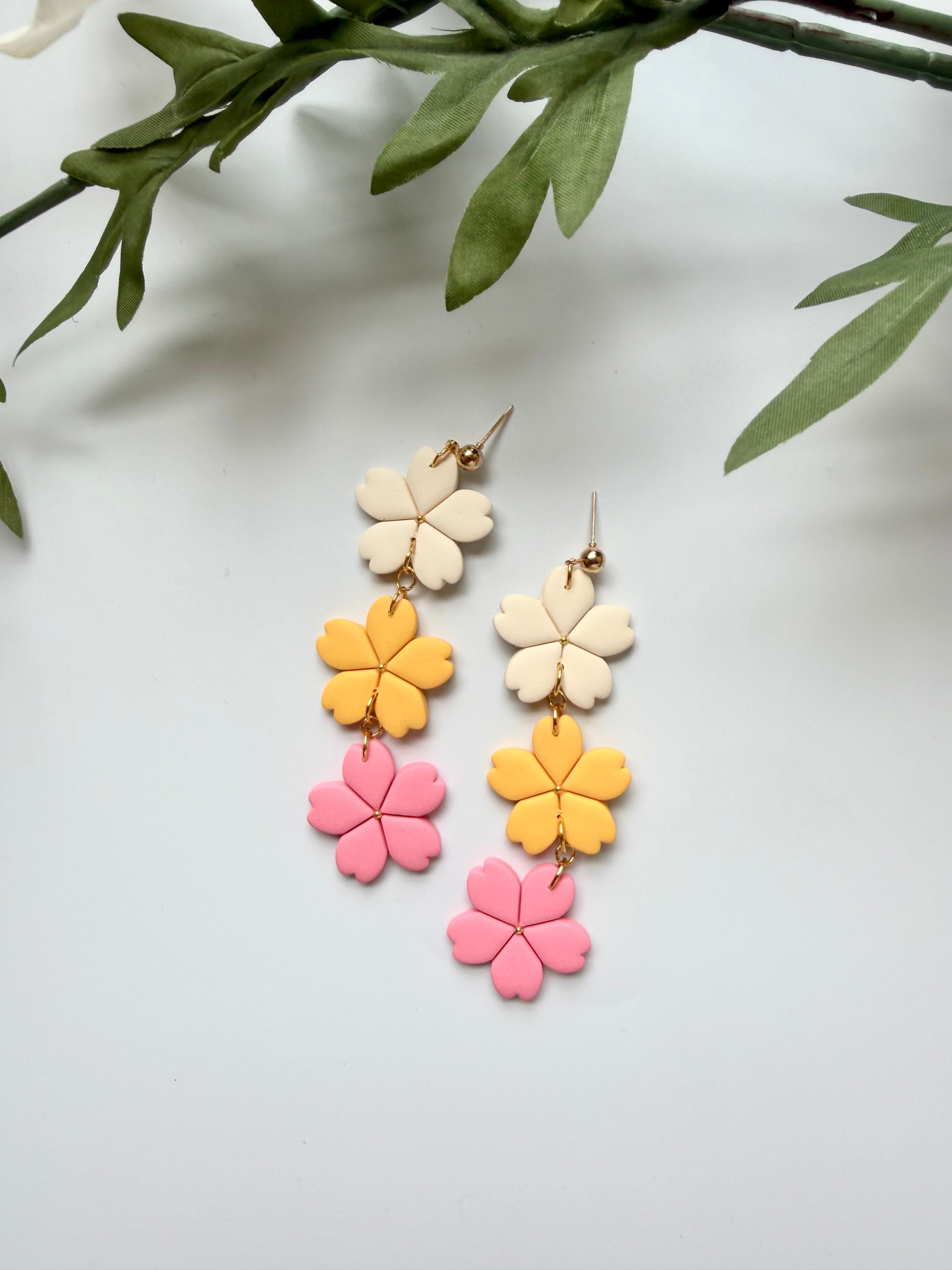 Flower Trio Dangles