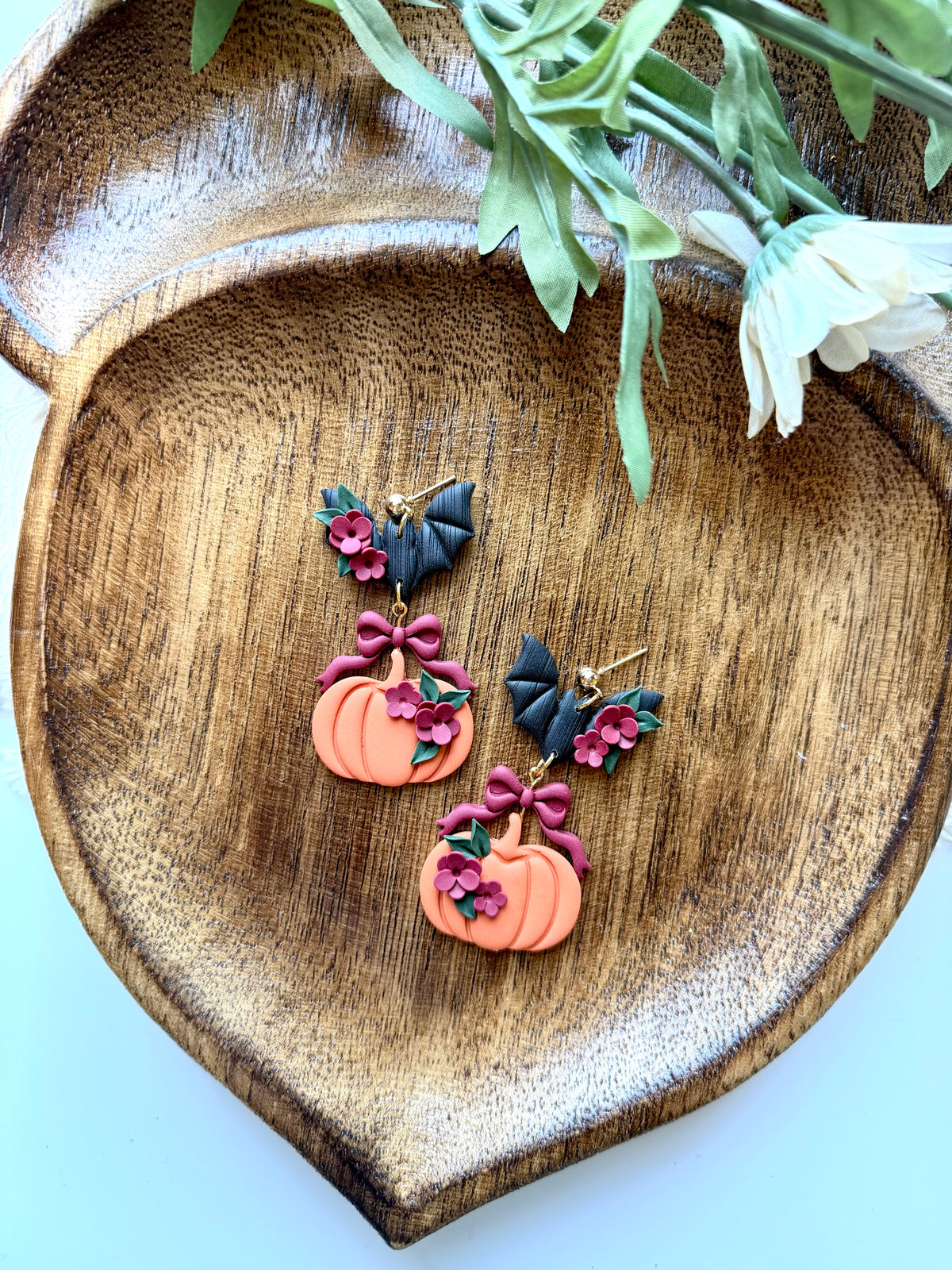 Floral Bat Trio