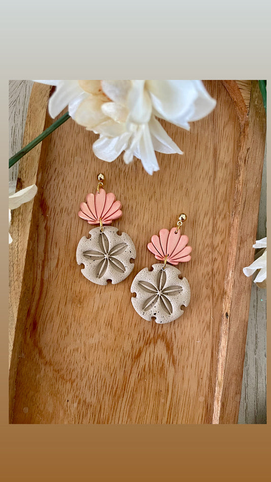 Sand Dollar Shell Dangles