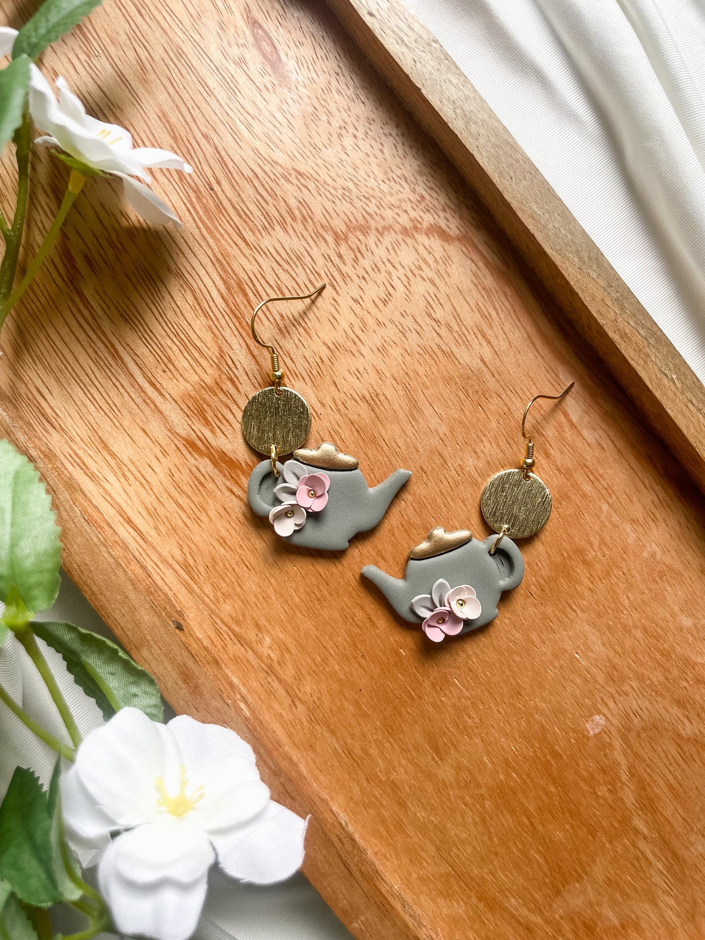 Garden Party Teapot Dangles