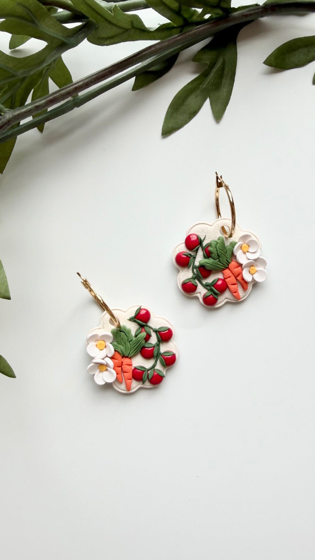Scalloped Veggie Dangles