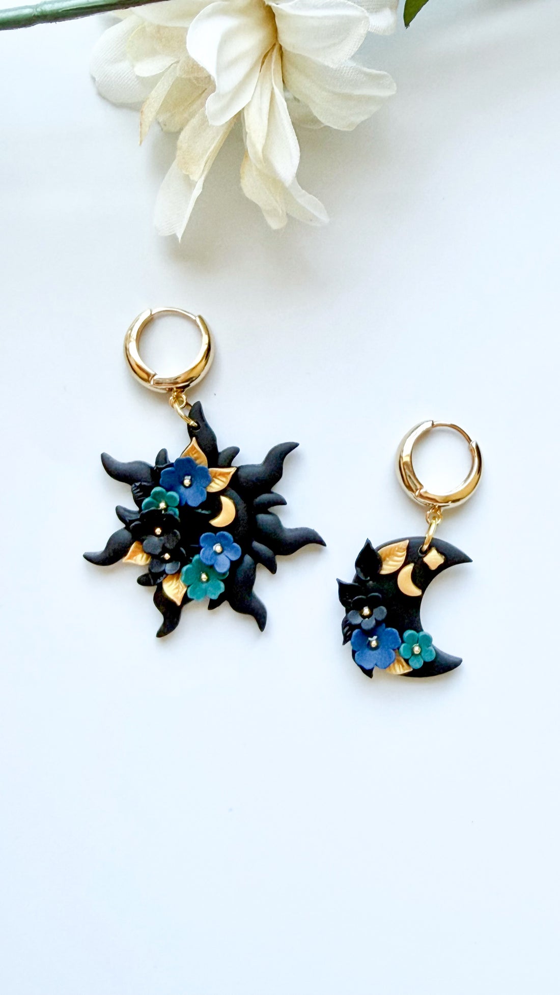Celestial Sun &amp; Moon Dangles