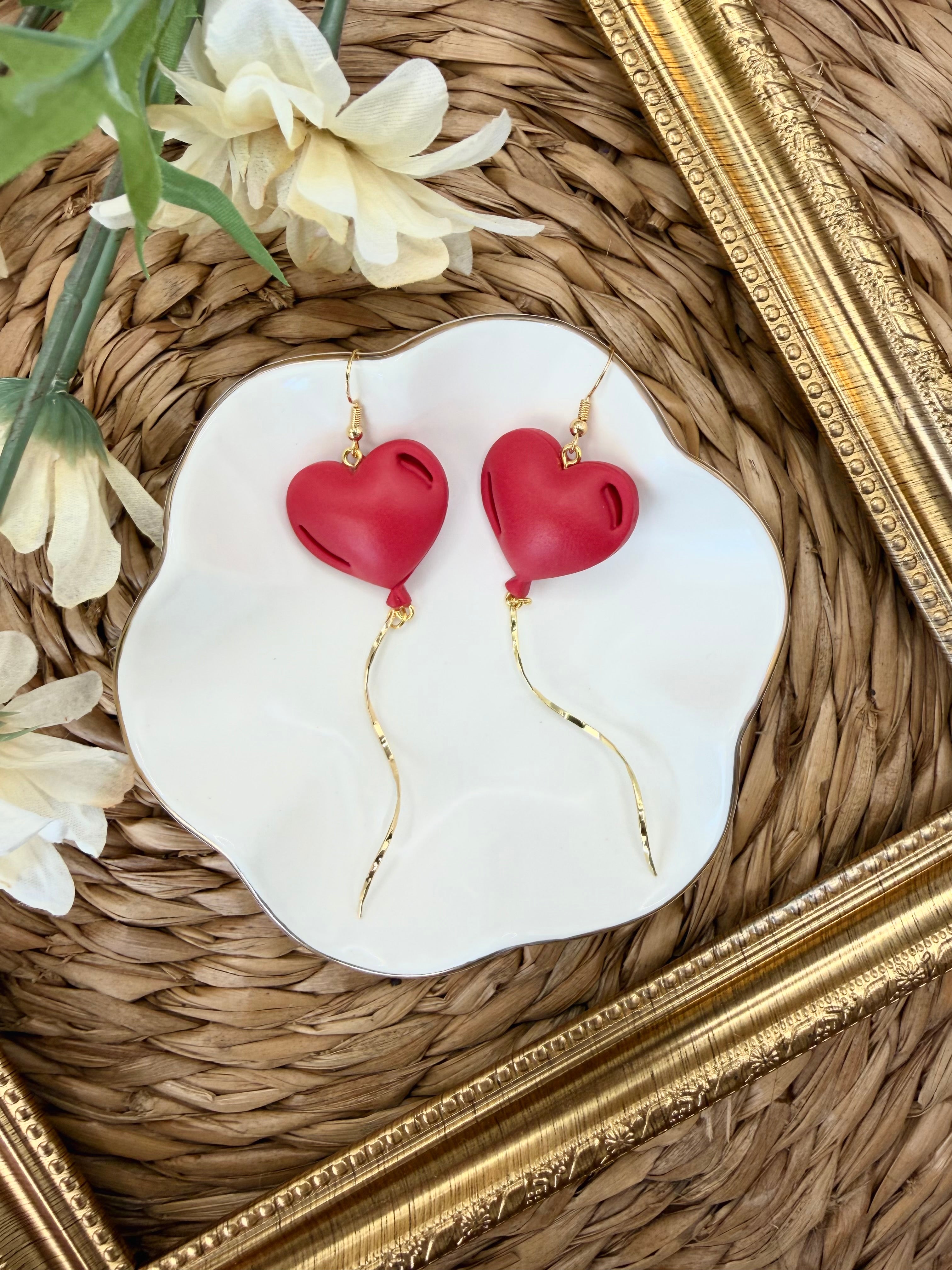 Balloon Heart Dangles