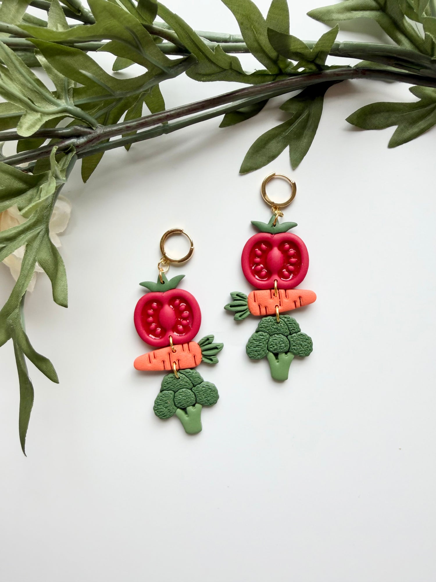 Triple Veggie Dangles- Made to Order