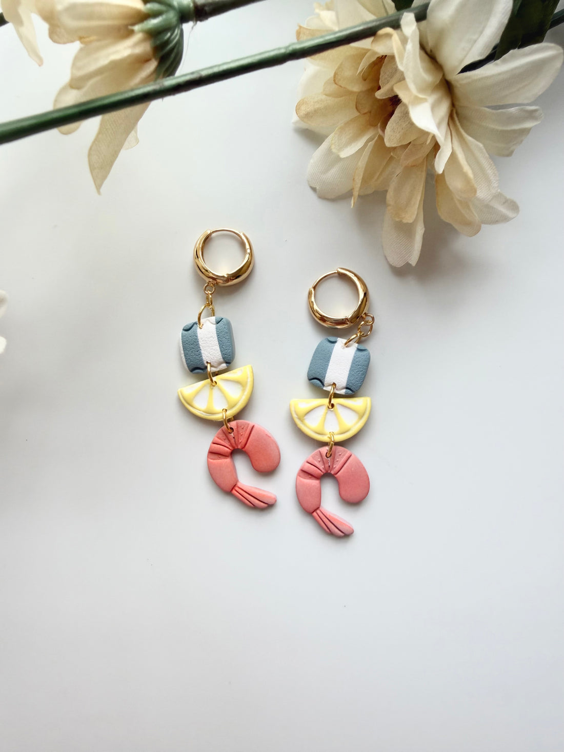 Lemon + Shrimp Dangles