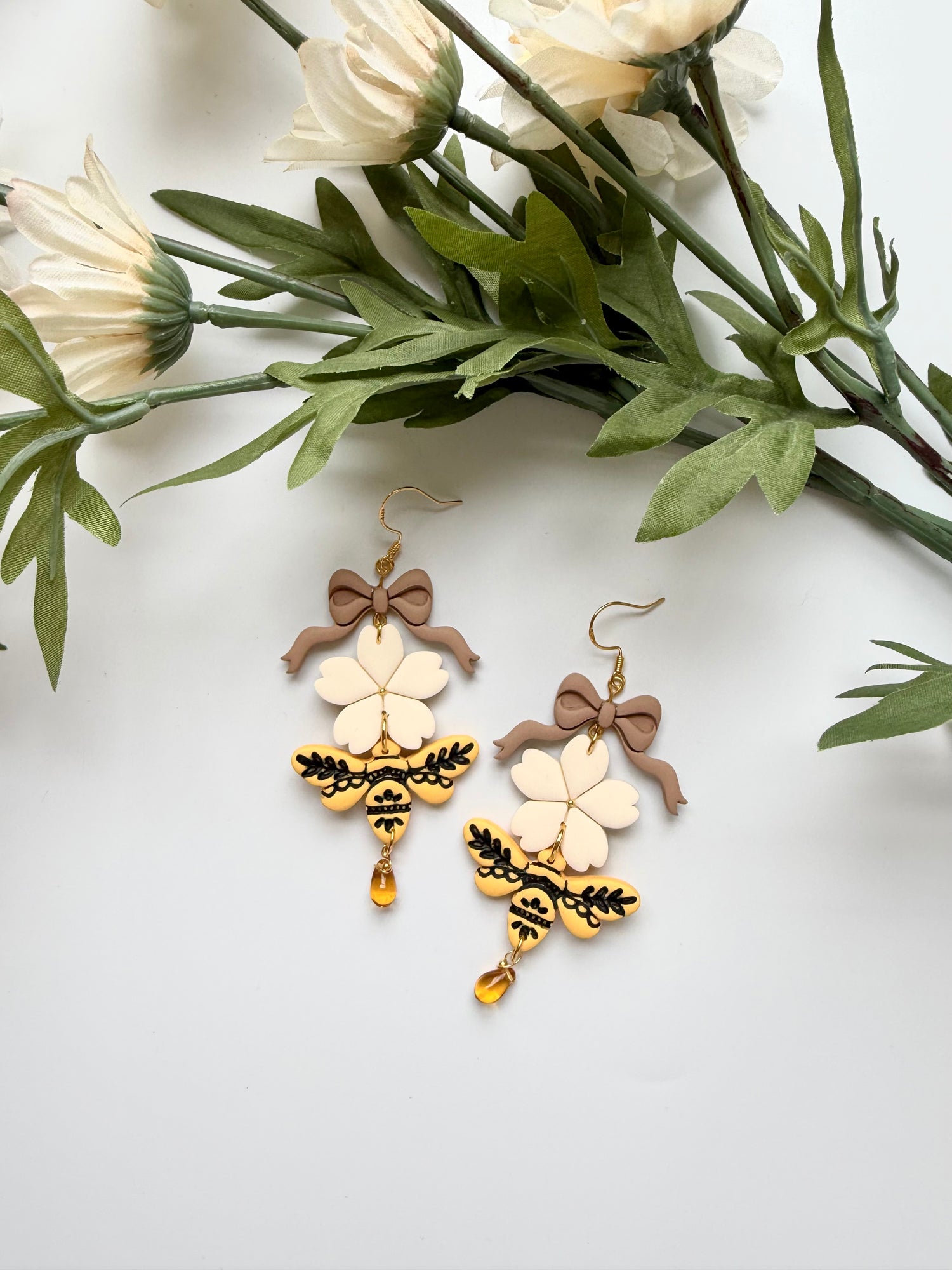 Honey Bee Trio Dangles