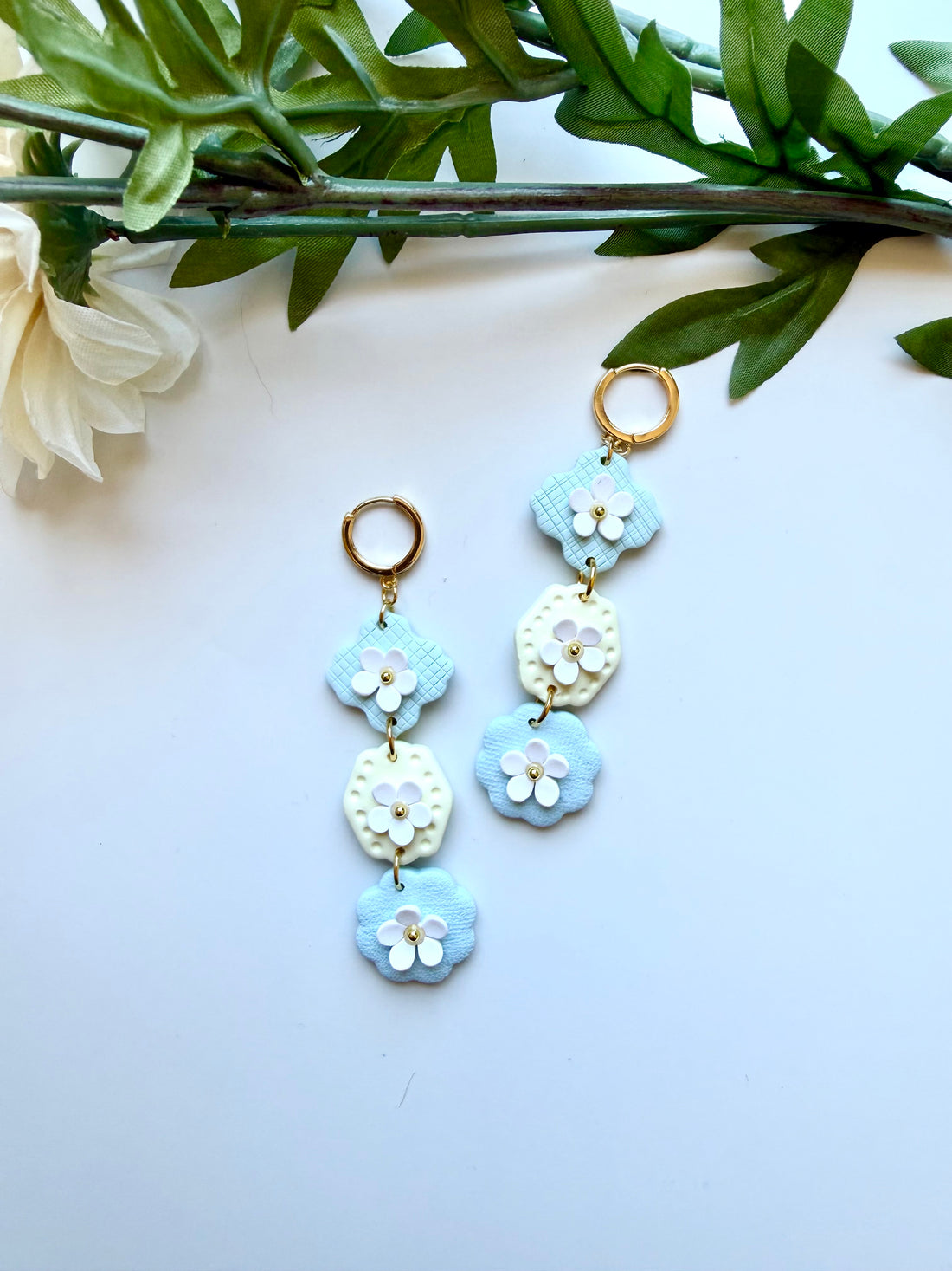 Floral Huggie Trio