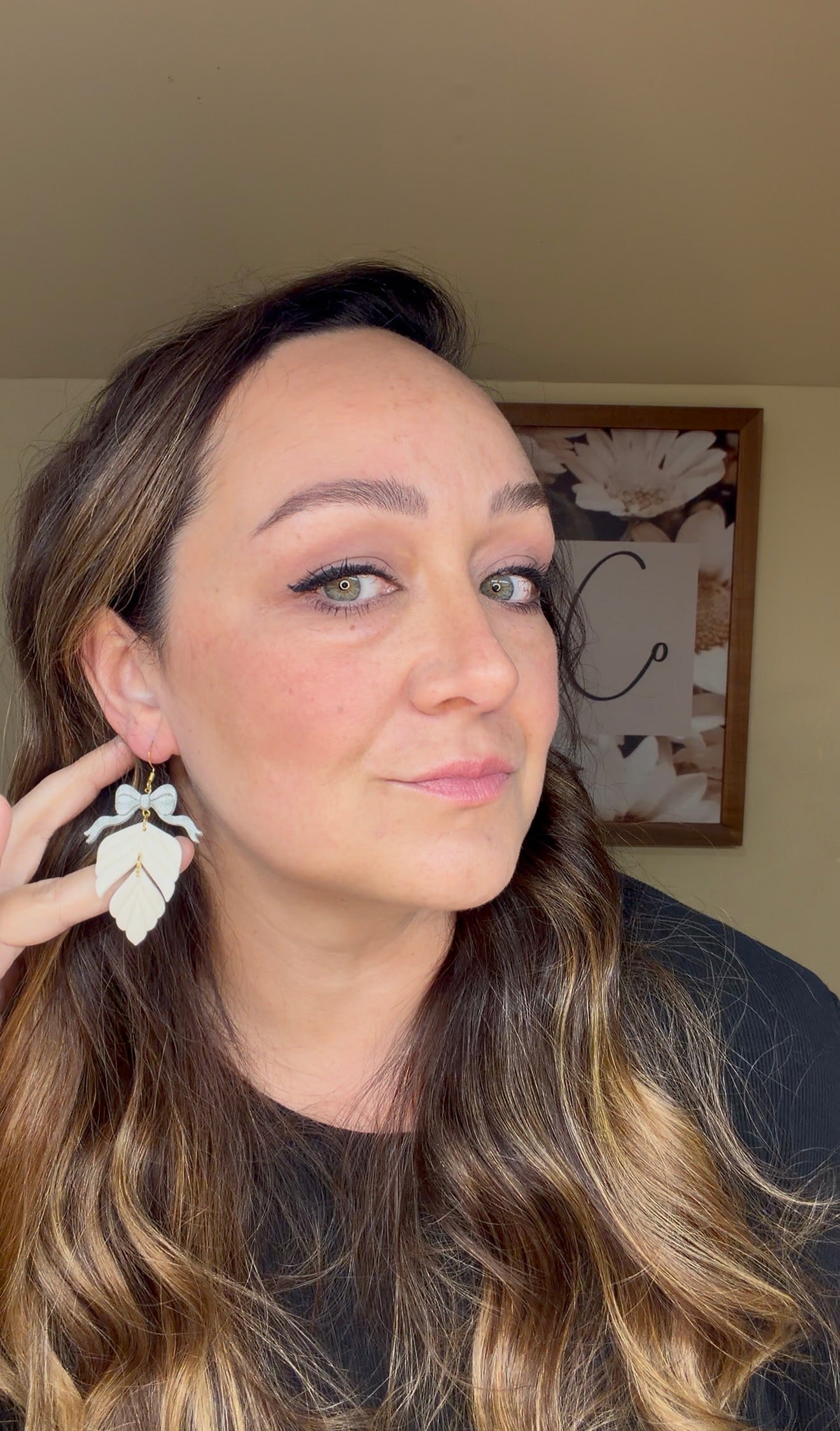 Spring Gingham Dangles