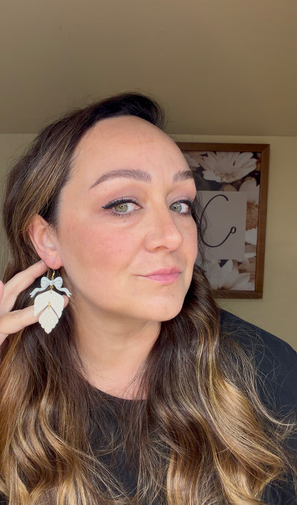 Spring Gingham Dangles