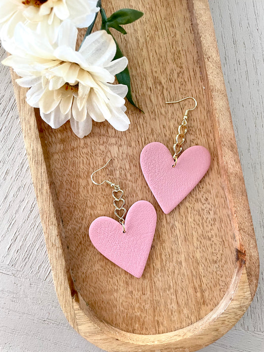Large Heart Dangles