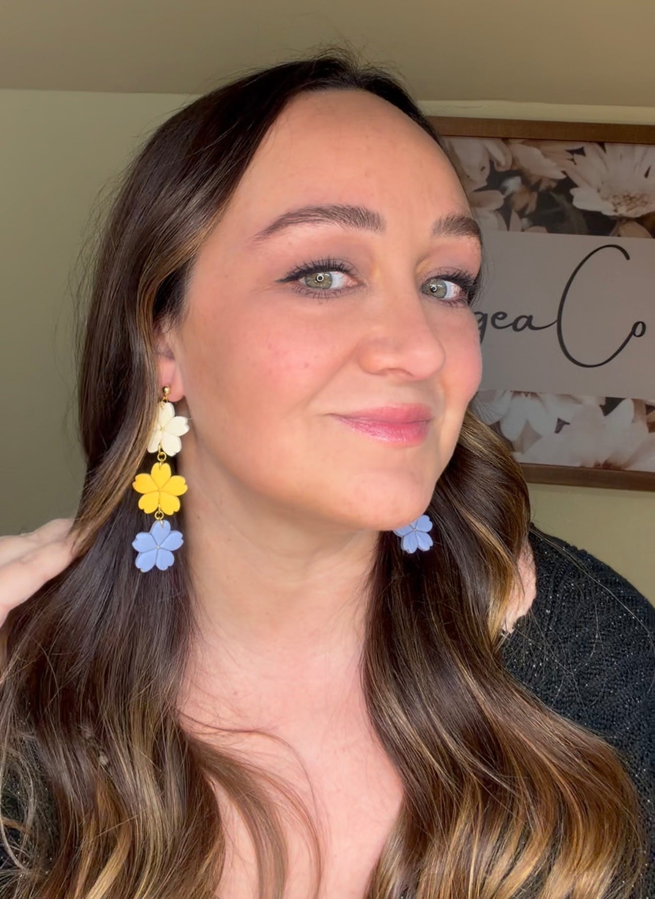 Flower Trio Dangles