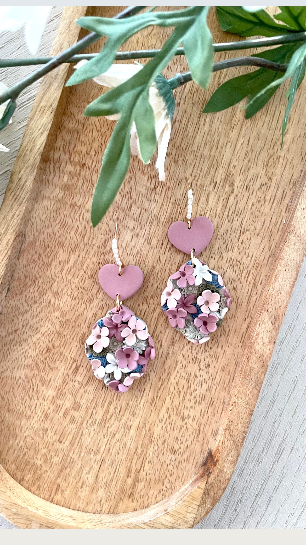 Valentine’s Floral Dangles