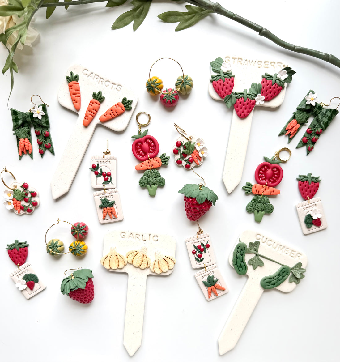 Decorative Herb Garden Stake- Made To Order (size 2.5” wide and 3.5” long)