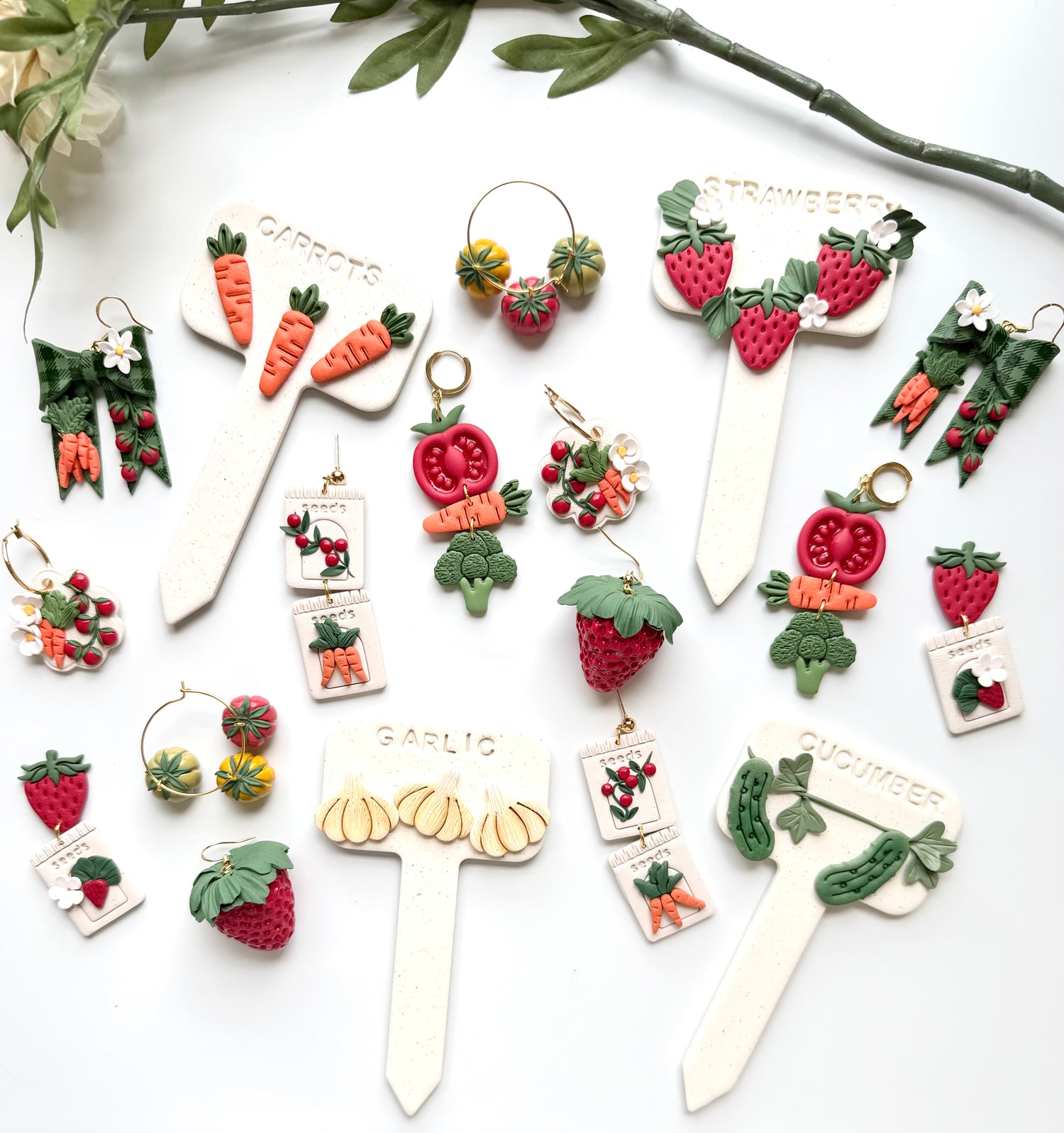 Decorative Herb Garden Stake- Made To Order (size 2.5” wide and 3.5” long)
