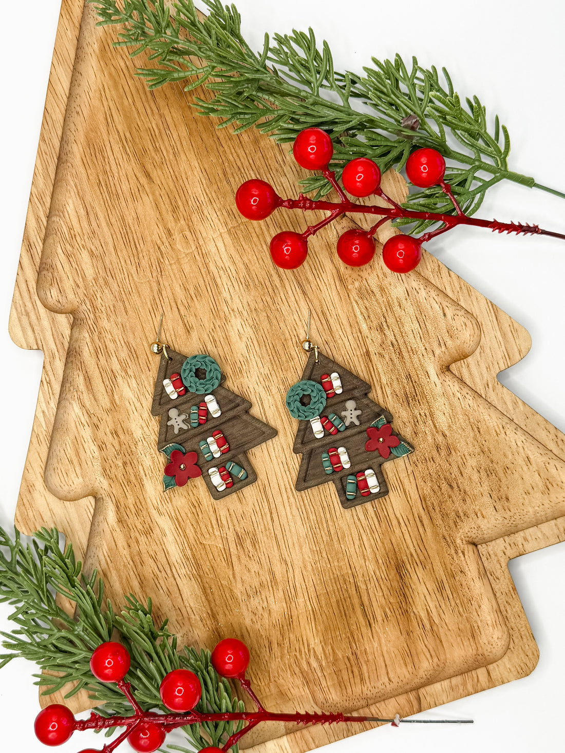 Christmas Tree Bookshelf Dangles