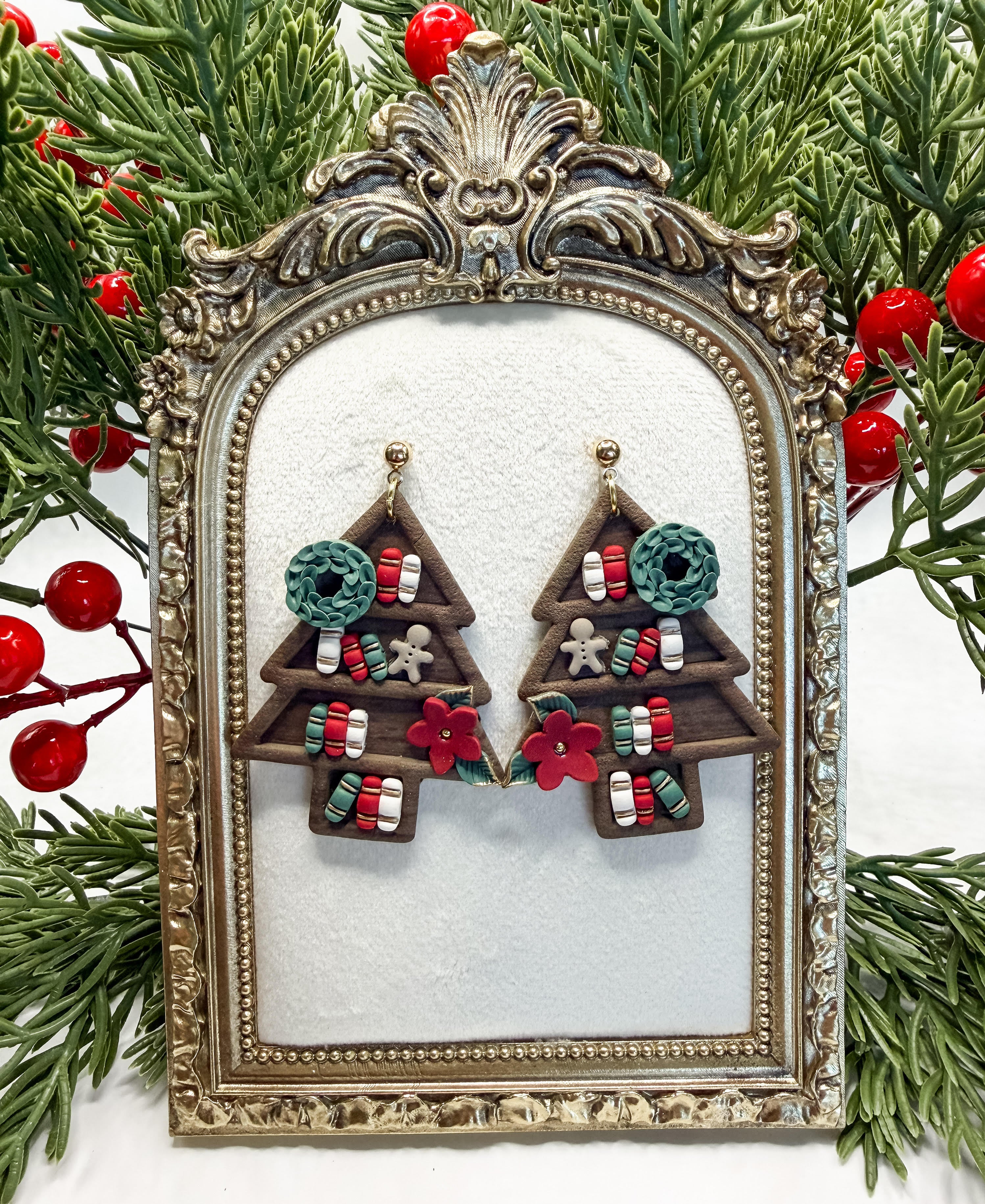 Christmas Tree Bookshelf Dangles