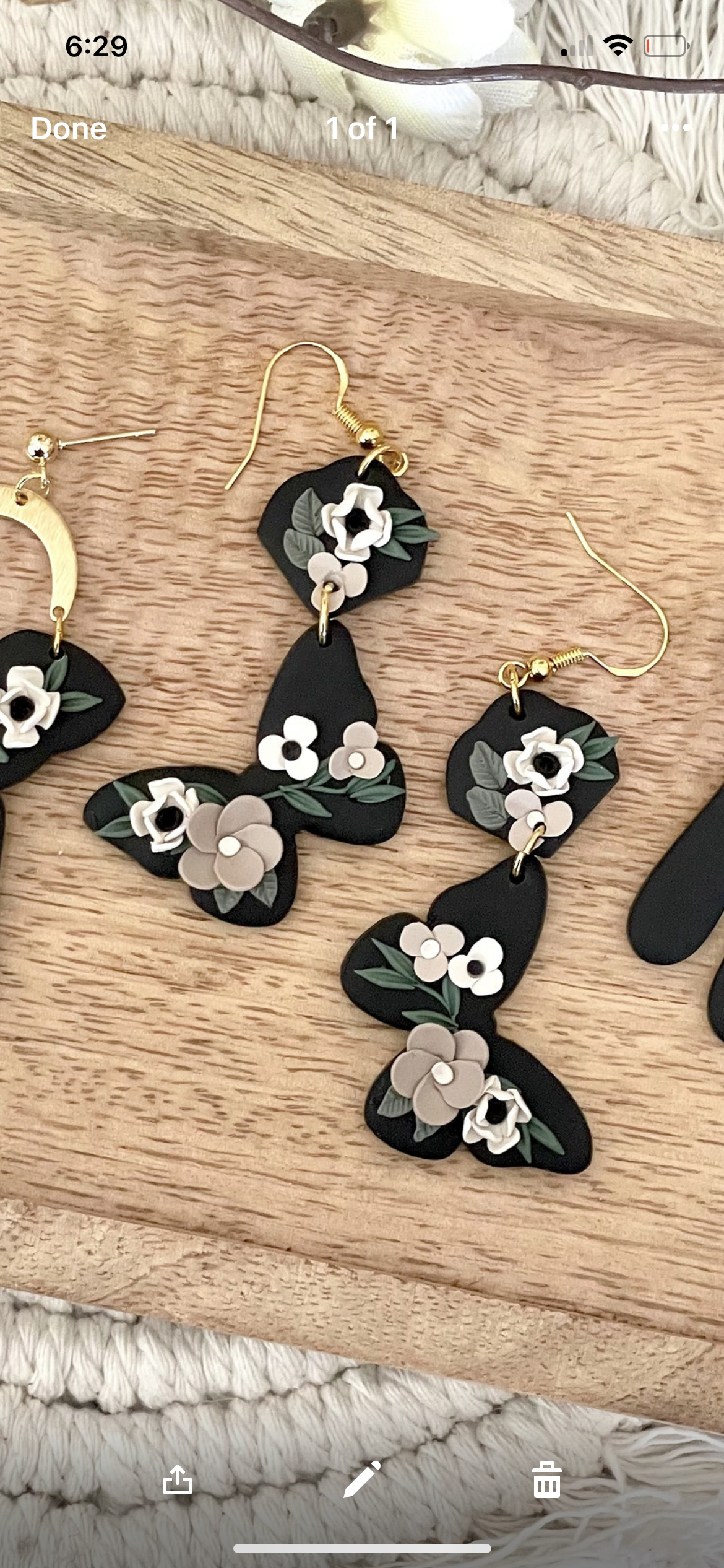 Black Floral Collection