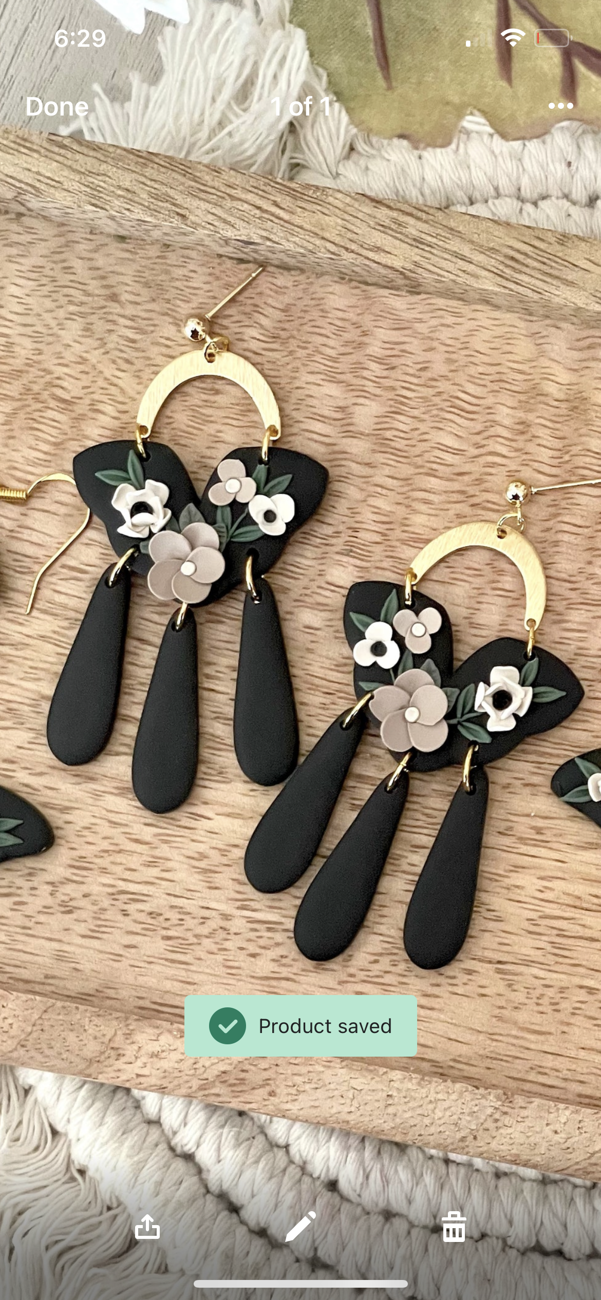 Black Floral Collection