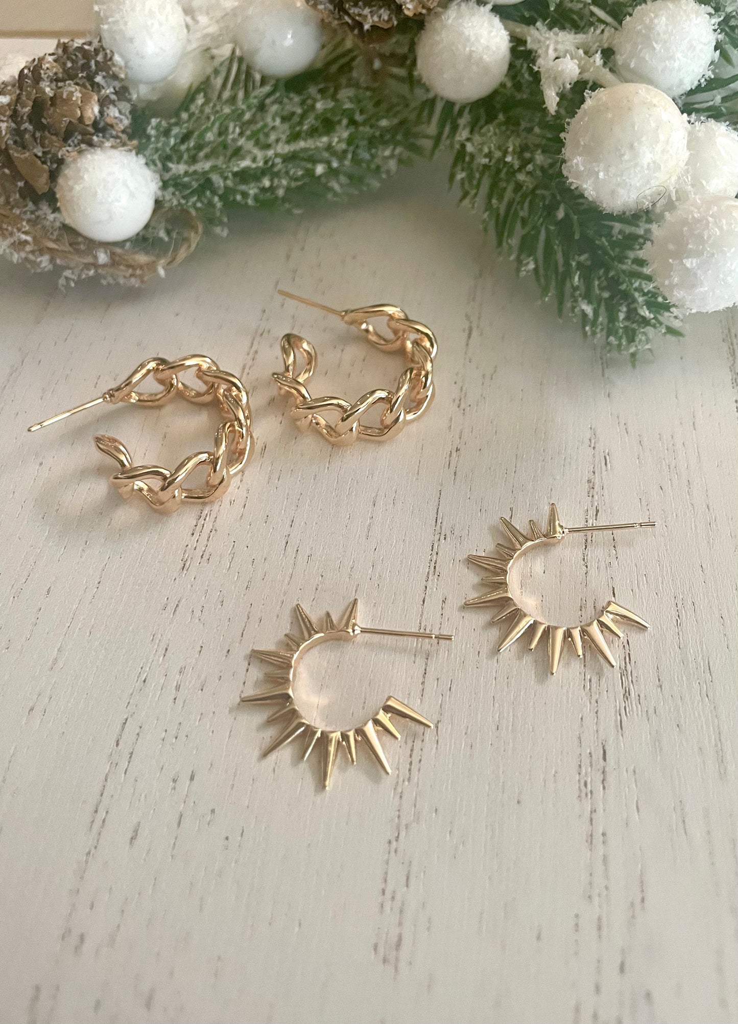 Gold Vermeil Hoops